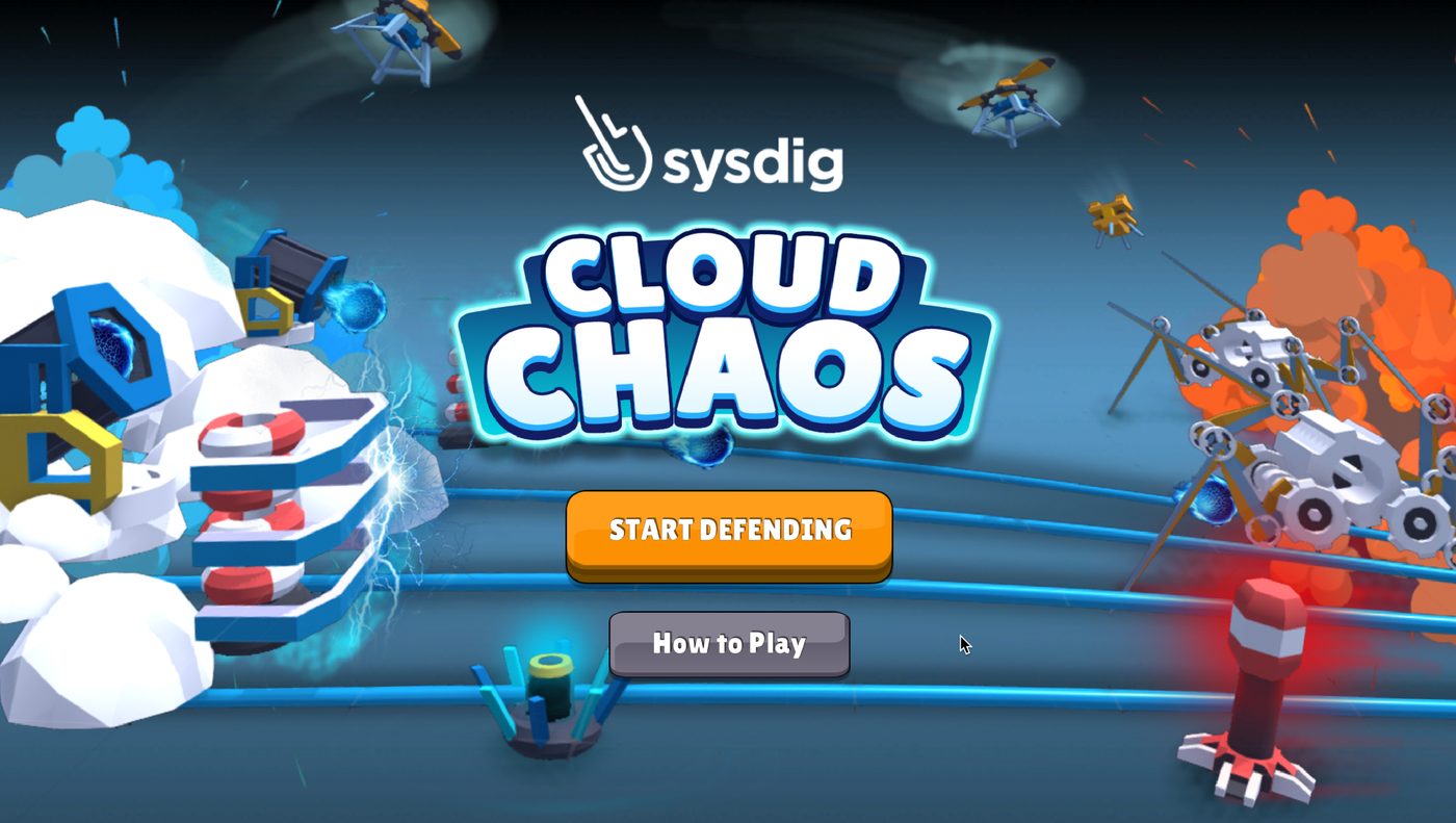 Sysdig Cloud Chaos tower-defense game